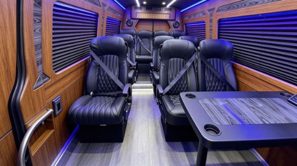 18 passenger sprinter van interior santa ana