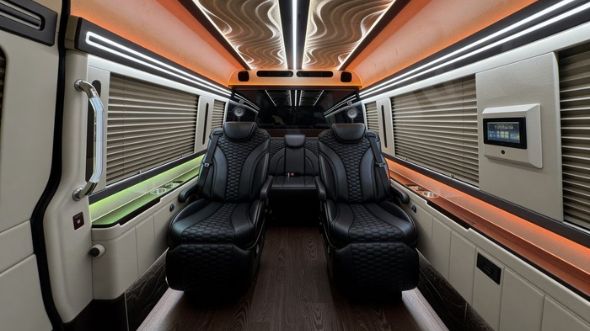 8 passenger sprinter van rental orange