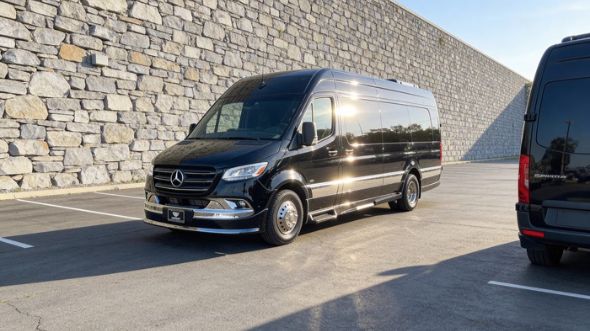 santa ana wedding sprinter van rental