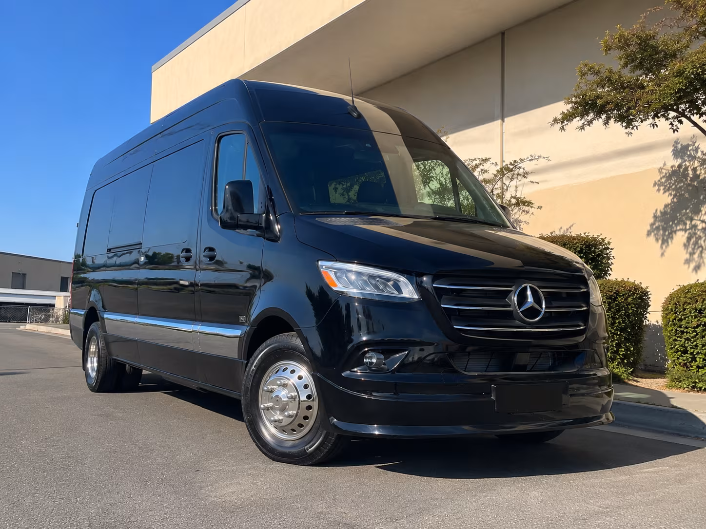 orange employee shuttle van service