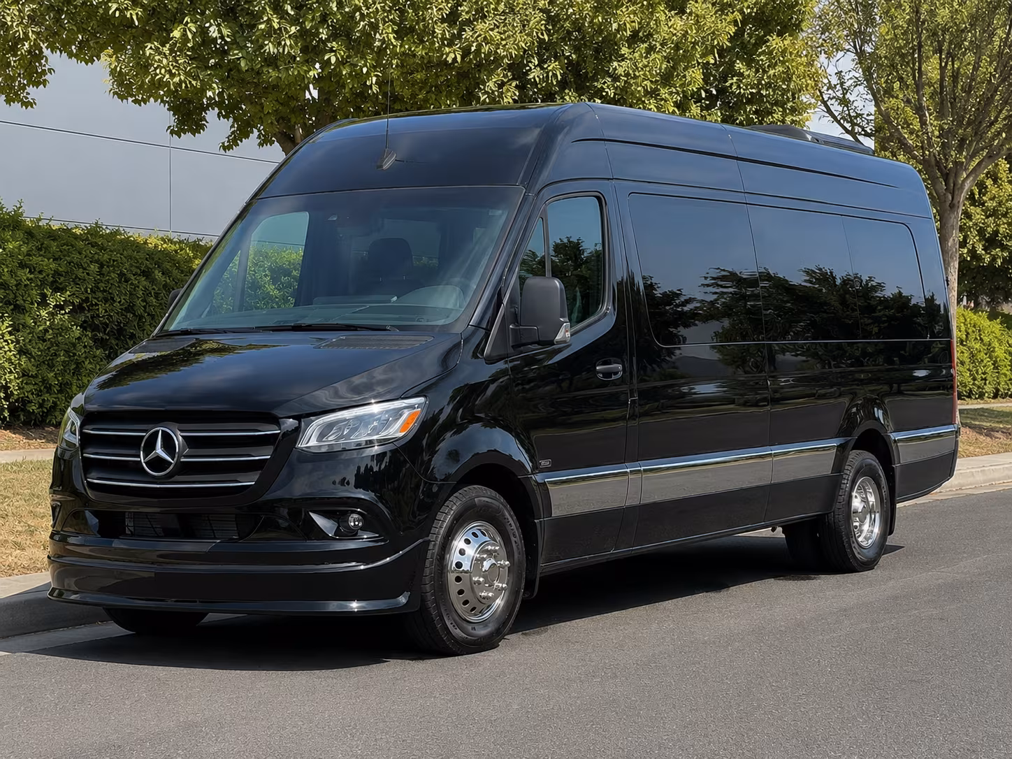 sample game day sprinter van quote angel stadium in orange