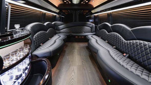 sprinter limousine inside orange